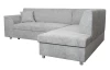 Rohová sedacia súprava Bernett, holubia sivá látka, pravý roh