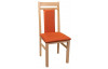 Jedálenská stolička Michaela, dub/oranžová
