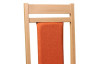 Jedálenská stolička Michaela, dub/oranžová