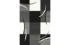 Koberec Diamond 160x230 cm, šedo-čierny