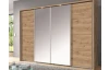 Šatníková skriňa Brüssel, doskový dub / zrkadlo