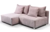 Rohová sedacia súprava Alcamo, ružová látka