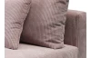 Rohová sedacia súprava Alcamo, ružová látka