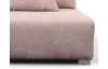 Rohová sedacia súprava Alcamo, ružová látka