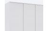 Šatníková skriňa Rasant Extra, 168 cm, biela/sivá