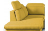 Rohová sedacia súprava Aldon OTM-2F, žltá tkanina