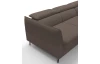 Rohová sedacia súprava Mango,  hnedá látka, pravý roh