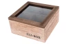 Box na čaj Vintage Home 16x8 cm, drevený