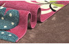 Detský koberec Diamond Kids 120x170 cm, motív motýľov, ružový