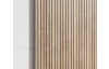 Šatníková skriňa Berno, 170 cm, biela/dub