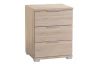 Nočný stolík s 3 zásuvkami Smilla, výška 61 cm, dub sonoma