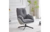 Otočné kreslo Modena, holubia šedá tkanina