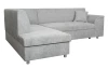 Rohová sedacia súprava Bernett, holubia sivá látka, ľavý roh