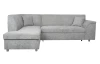 Rohová sedacia súprava Bernett, holubia sivá látka, ľavý roh