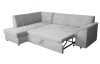 Rohová sedacia súprava Bernett, holubia sivá látka, ľavý roh