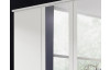 Šatníková skriňa Bremen, 181 cm, biela/šedý betón