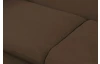 Rohová sedacia  súprava Viera, hnedá látka, ľavý roh