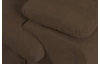 Rohová sedacia  súprava Viera, hnedá látka, ľavý roh