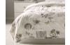 Prikrývka na posteľ Fleur 220x240 cm, biely