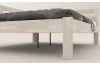 Rohová posteľ so zástenou vľavo Tema L 180x200 cm, bielený buk