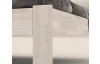 Rohová posteľ so zástenou vľavo Tema L 180x200 cm, bielený buk