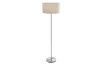 Stojaca lampa Lee, svetlo béžová látka