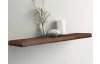 Polica na stenu Shelvy 80 cm, vintage optika dřeva