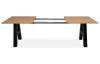 Rozkladací jedálenský stôl Granada 157x90 cm, dub artisan