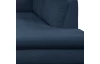 Rohová sedacia  súprava Geneva, oceánská modrá látka, pravý roh