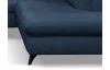 Rohová sedacia  súprava Geneva, oceánská modrá látka, pravý roh