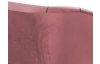 Trojmiestna pohovka Olivio, tmavo ružová zamatová látka