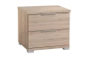 Nočný stolík s 2 zásuvkami Smilla, výška 43 cm, dub sonoma