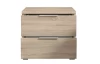 Nočný stolík s 2 zásuvkami Smilla, výška 43 cm, dub sonoma