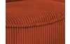 Rohová sedacia súprava Lilly, terracota štruktúrovaná látka