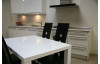 Jedálenský stôl Leo, 120x80 cm, biely lesk