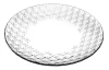 Plytký tanier 28 cm sklenený, hviezdy