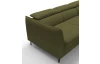 Rohová sedacia súprava Mango, machovo zelená látka, pravý roh