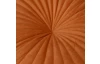 Okrúhly dekoračný vankúš Atmos 40 cm, tmavo oranžový