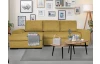 Rohová sedacia súprava Salsa, žltá látka