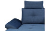 Rohová sedačka Madeira 1B, modrá látka, ľavý roh