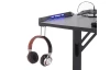 Písací stôl Game, s osvetlením a USB