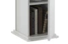 Skrinka v optike stĺpu Essex 1, výška 58 cm, biela