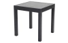Rozkladací záhradný stôl Tony 72x72 cm, antracit/imitácia betónu