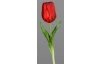 Umelá kvetina Tulipán 20 cm, červená