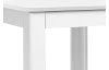 Jedálenský stôl so zásuvkou Sandvika 80x80 cm, biely
