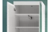 Skriňa so zrkadlom Amanda 127, lesklá biela