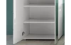 Skriňa so zrkadlom Amanda 127, lesklá biela