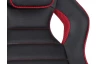 Kancelárske kreslo Golem, čierne / červené