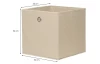 Úložný box Alfa, béžový
