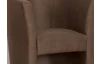 Kreslo Mini, hnedá látka